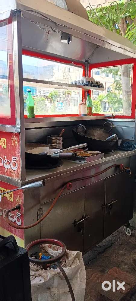 FAST FOOD SHOP FOR SALE Beside Wineshop Restaurant Tables+Partition