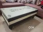 Center/Dining Table with top glass
