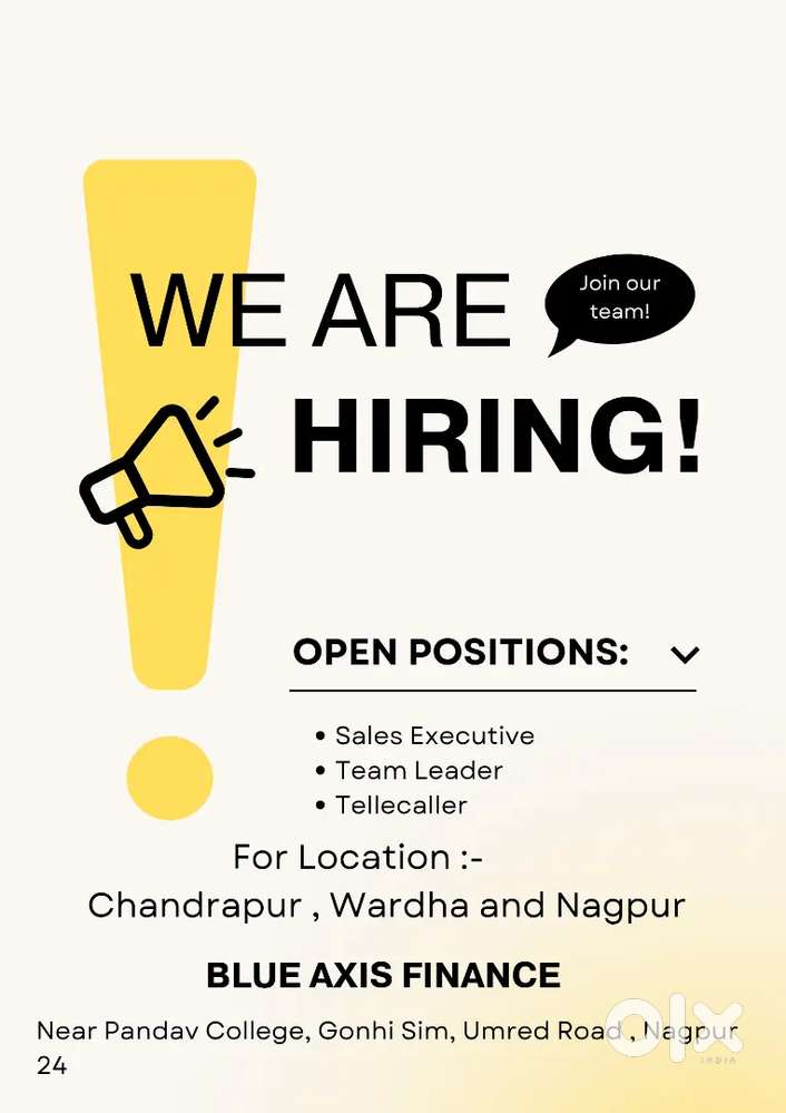 We Are Hiring For Various Posts