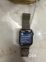 Apple Watch series 8, 41 mm with golden bracelet strap and SIM calling