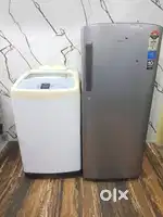 Samsung 5* ratings refrigerator & samsung daimond drum washing machine