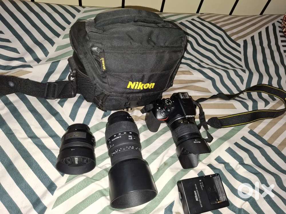 Brand New Nikon D3500 dslr camera with 3 lens