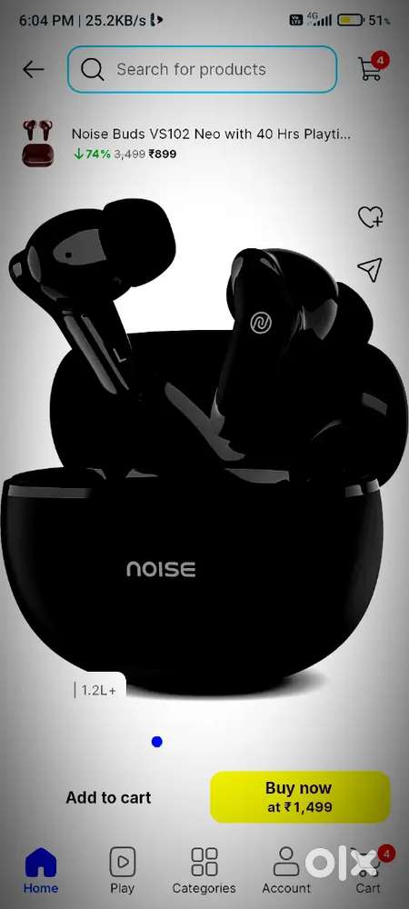Noise buds vs102 plus 70 hrs battery life
