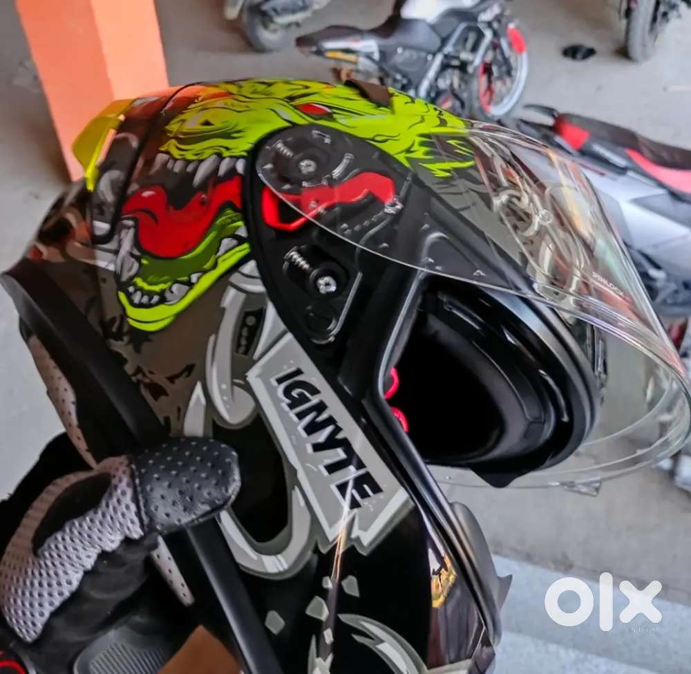 IGN-4 Hyena ISI/DOT Certified Full Face Graphics Helmet