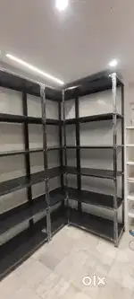 Slotted angle rack for storage