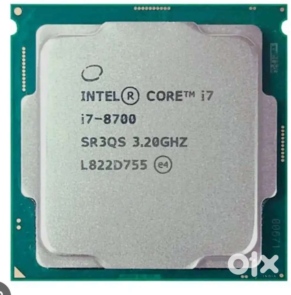 Intel i7 8th Gen 8700 processor