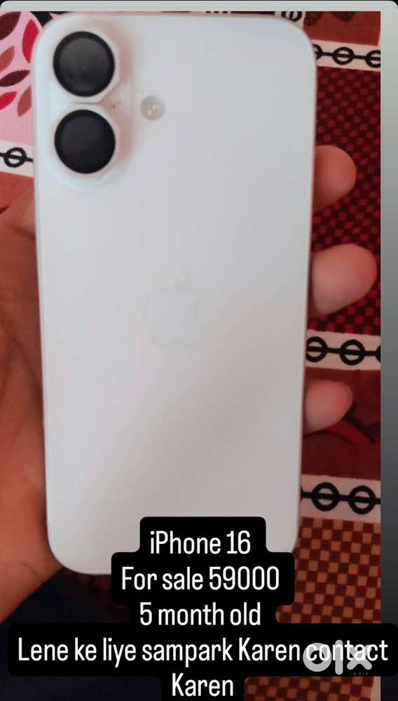 New Iphone 16 128 5 months old