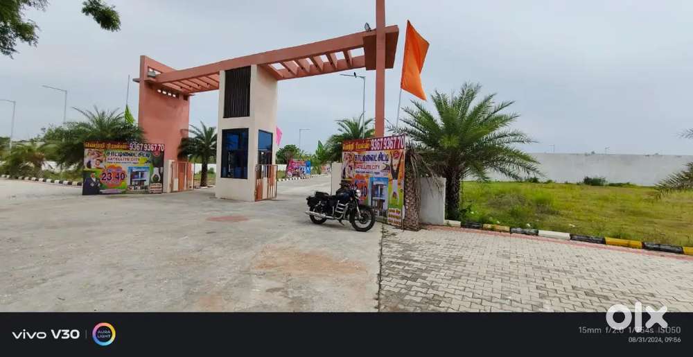 On road plot for sale