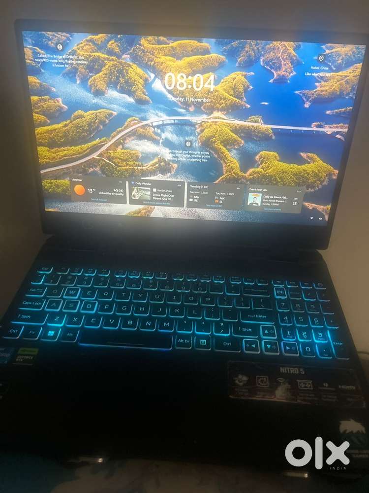 Acer nitro v gaming laptop in best condition