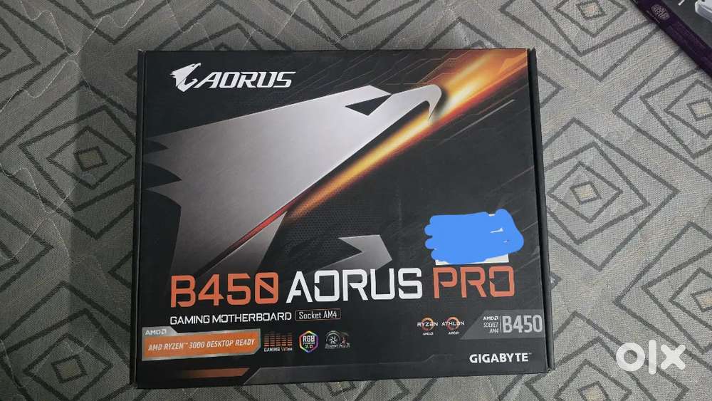 B450 Motherboard, ARGB Fan, CPU Cooler, 650 watt power supply bronze