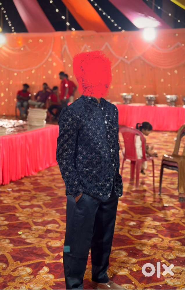 Stylish Blue Designer Suit – Perfect for Wedding & Party Wear