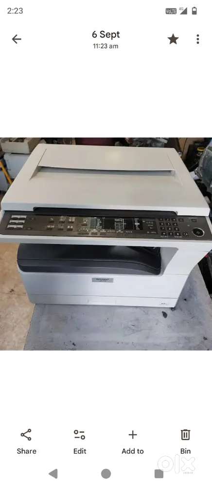 Sharp zerox machine sale kora hobe