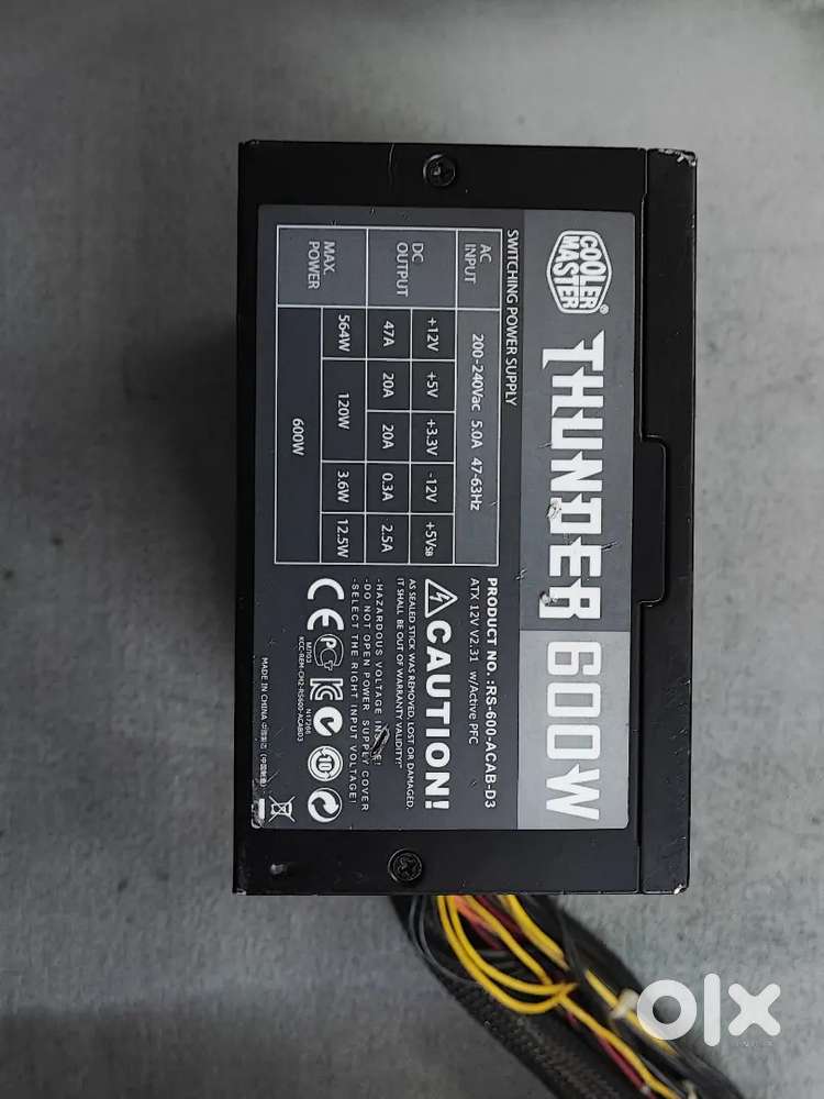 CLEAN CONDITION CORSAIR AND COOLER MASTER GAMING POWER SUPPLY UNITS
