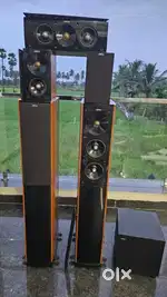 Jamo 606 Hi-Fi 5.1 towers nd subwoofer new condition notjblpolkefelac
