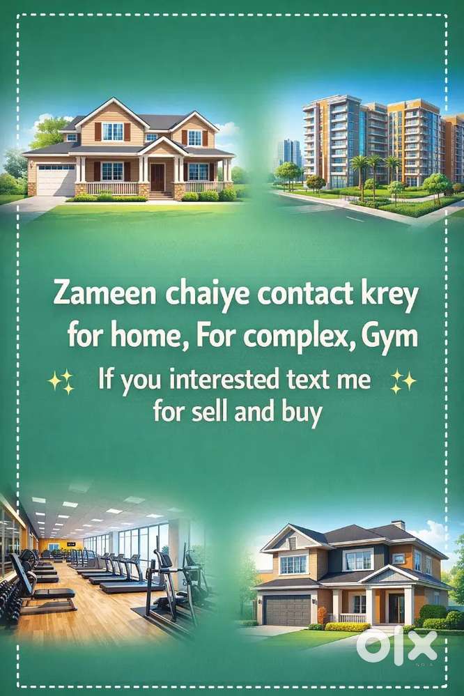 Zammen, Home,complex and Gym space avilable- Buy & sell avilable