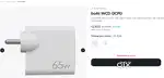 BOAT 65 W charger adaptor