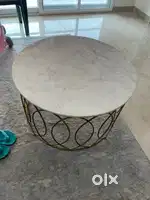 1 sofa centre table , 1 book shelf , 1 white cabinet