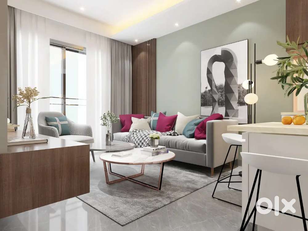 2bhk flat near by ATS golchkkr ready to move Sami furnished flat
