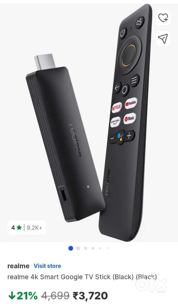 Realme 4K Smart Google TV Stick 4K