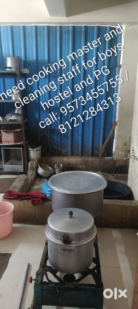 Cooking and cleaning staff