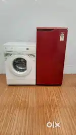 LG frontload tromm machine & Samsung Ref combo available with warranty
