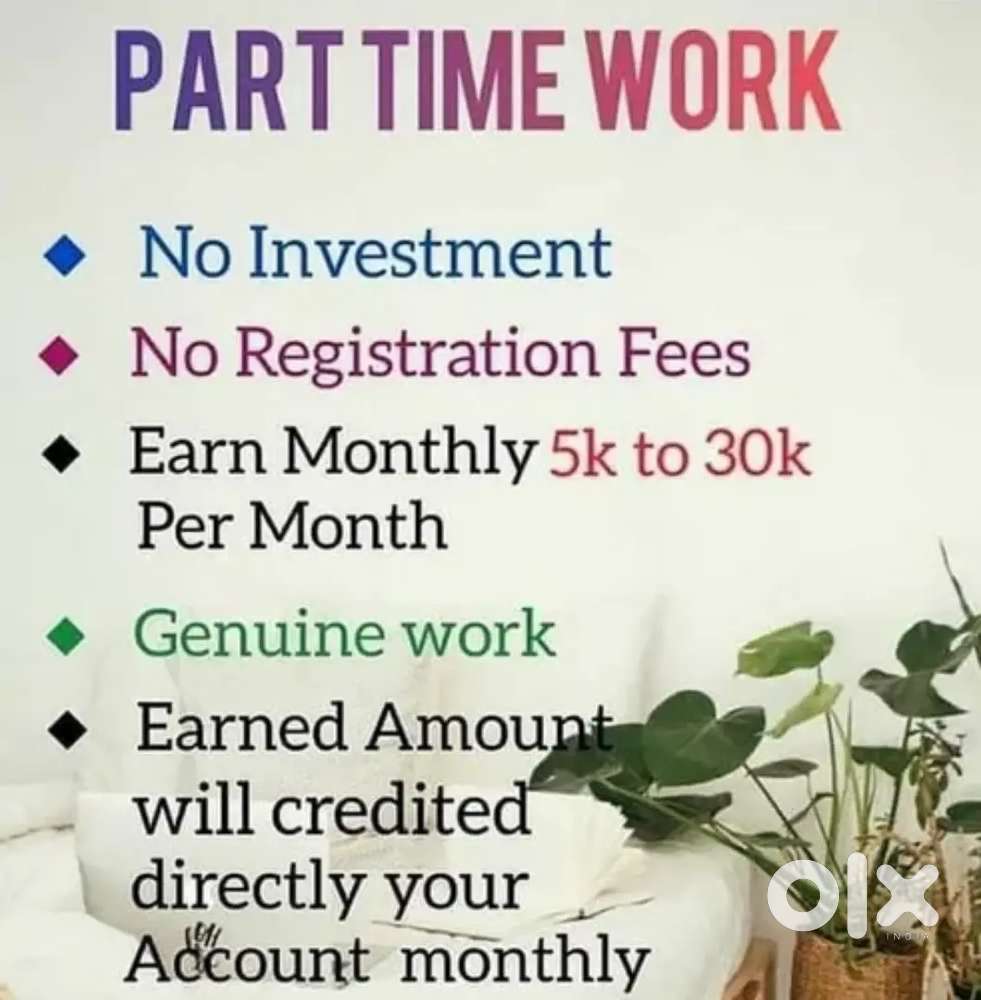 WORK FROM HOME OPPORTUNITY