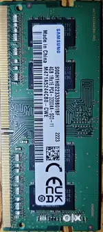 Samsung 4GB RAM 3200MHZ sticks for Laptop (SODIMM)