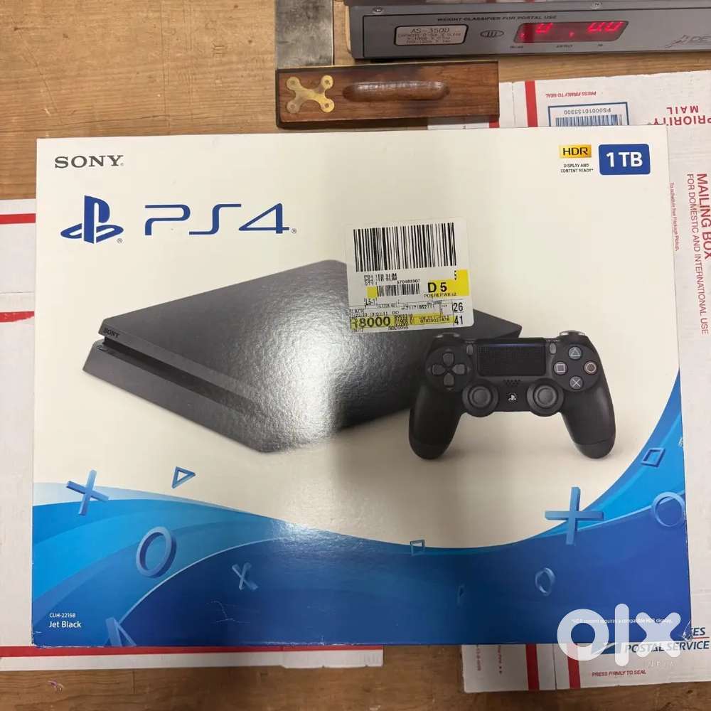 Sony PlayStation 4 PS4 Slim 1TB Console - Jet Black CUH-2215B