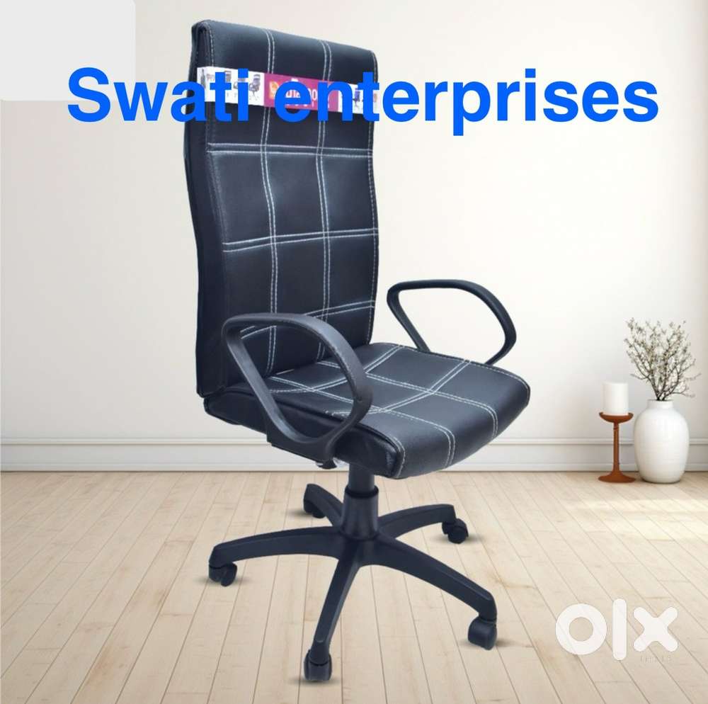 New high back revolving office chair with adjustable system furniture