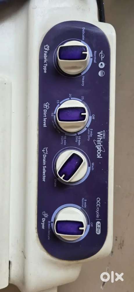 Whirlpool 7.2 Kg Semi Automatic Washing Machine – Fully Functional