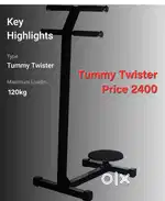 Tummy twister best for weight loss 120kg [ PERFECT GYM EQUIPMENTS]