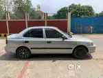 Cng car with good music system accent silver all new tyre