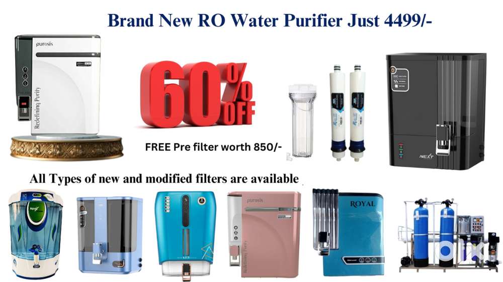 Brand New RO Water Purifier Starts from just 4499/-