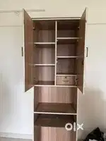 Computer Table with Multiple Shelves & Storage (Good Condition)