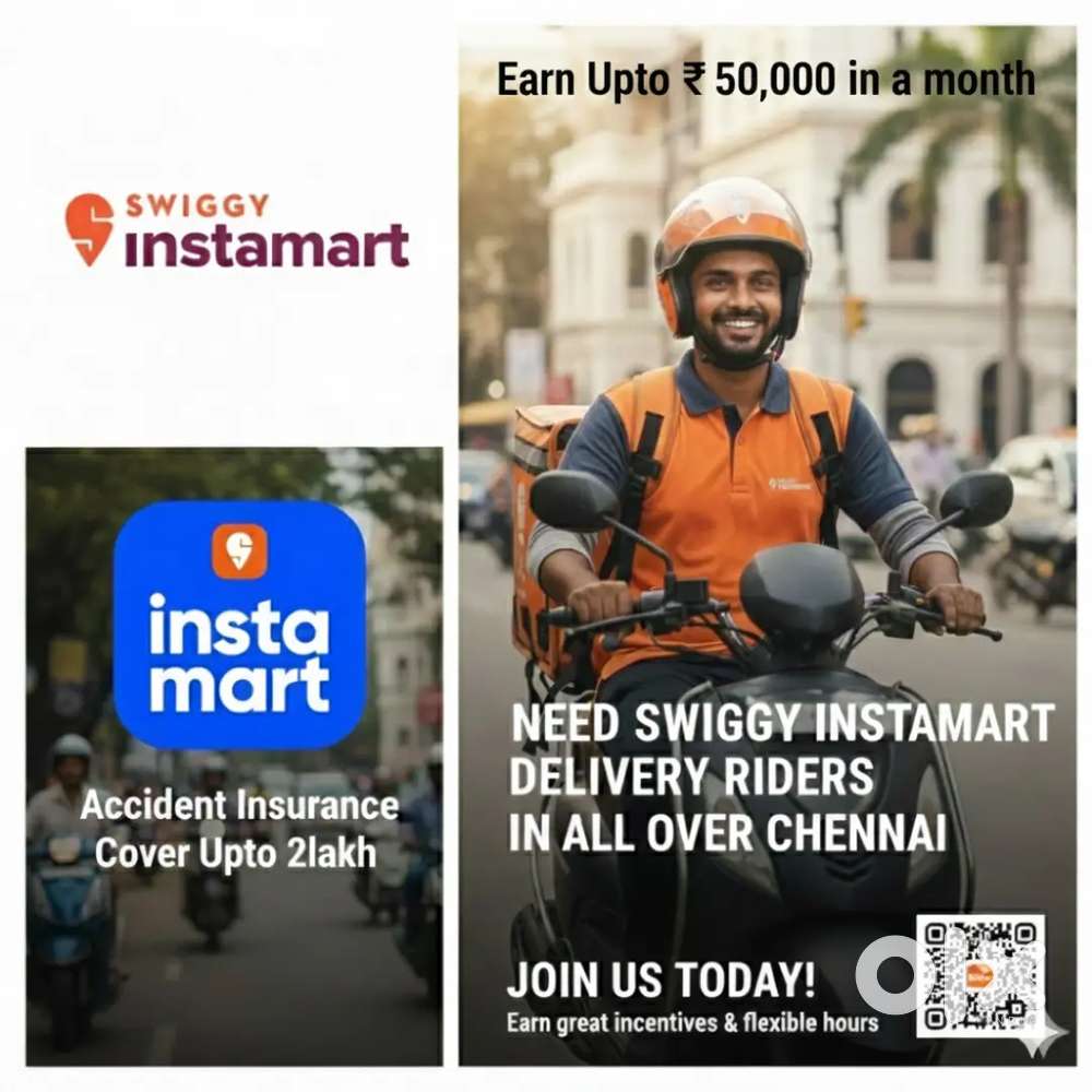 NEED DELIVERY RIDERS IN SWIGGY INSTAMART