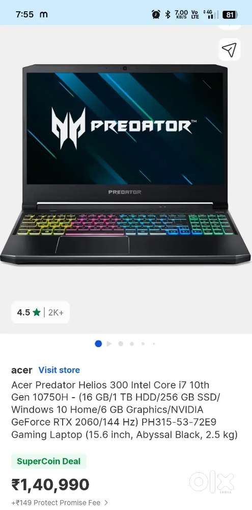 Acer Predator Helios 300