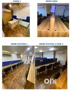 Office on rent fully furnished 2 cabin 1conference 65 seat at CG Road