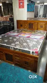 Teakwood bed at factory cost