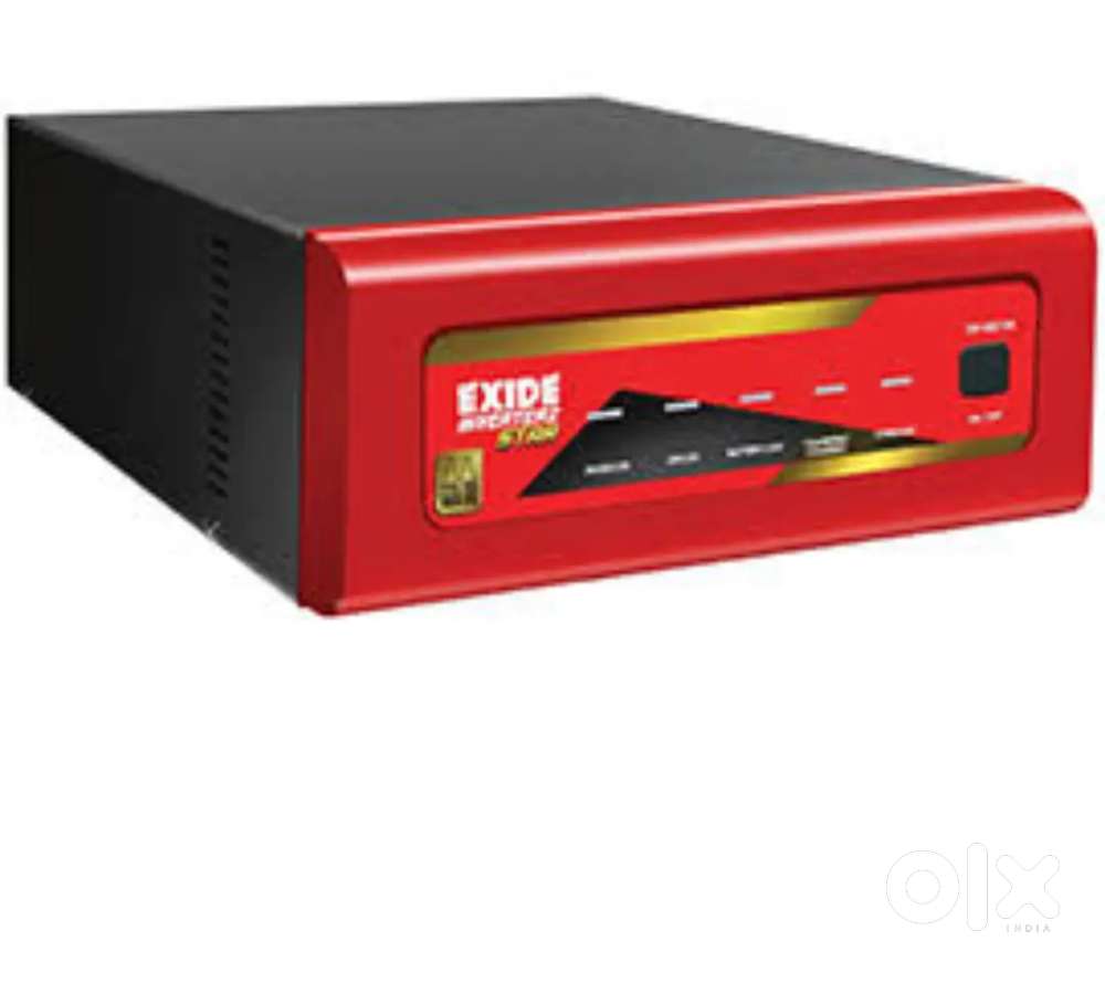 1175 VA EXIDE INVERTER AND 100AH EXIDE C10 BATTERY 5 YEAR REPLACEMENT