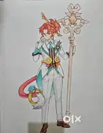 Commission anime drawing sketchs