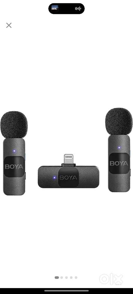 BOYA V2 Dual Wireless Microphone(iPhone Lightning)Excellent Condition