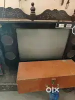 Old TVs with Set-Top Box – Working Condition, Great for Spare Use