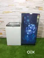 Godrej single door refrigerator and whirlpool top load washing machine