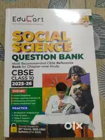Educart class 10th social science and English question bank