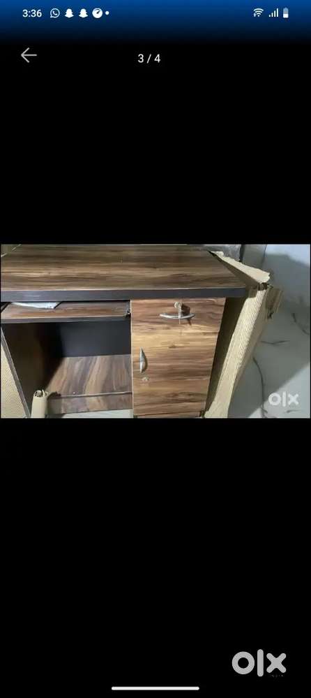 Computer table with chair