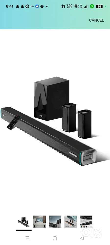 Boad 5400d sound bar