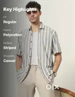 Casual white shirt