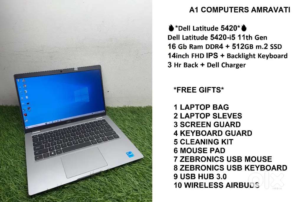 DELL i5 11TH GENRATION LAPTOP A1 COMPUTERS AMRAVATI