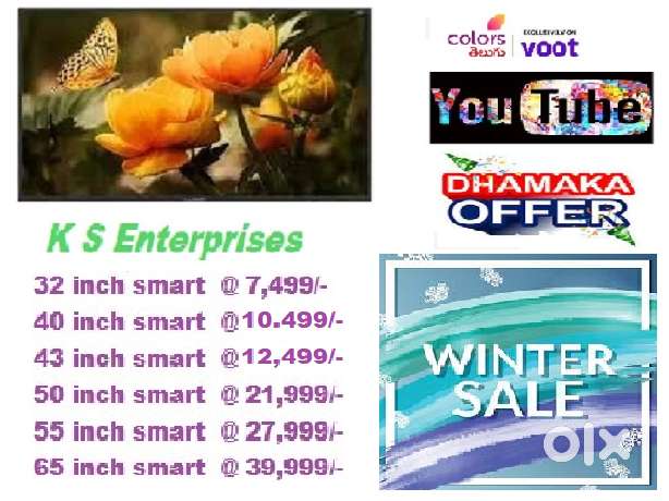 WINTER SALE 50 INCH GOOGLE TV, 4K UHD, VOICE COMMAND @ 21,999/- ONLY