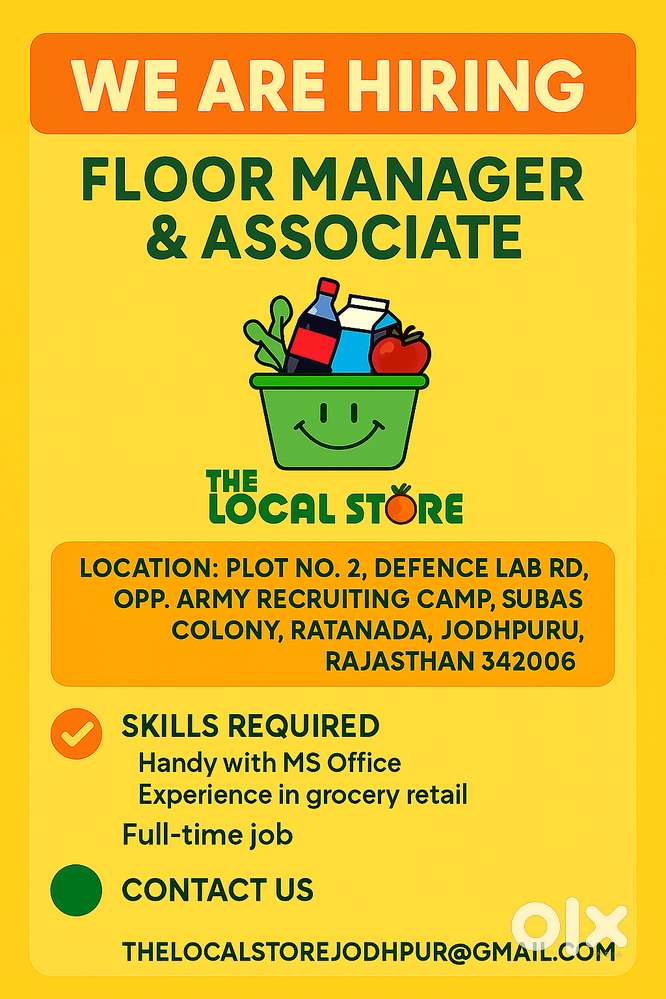 Floor Manager / Associate